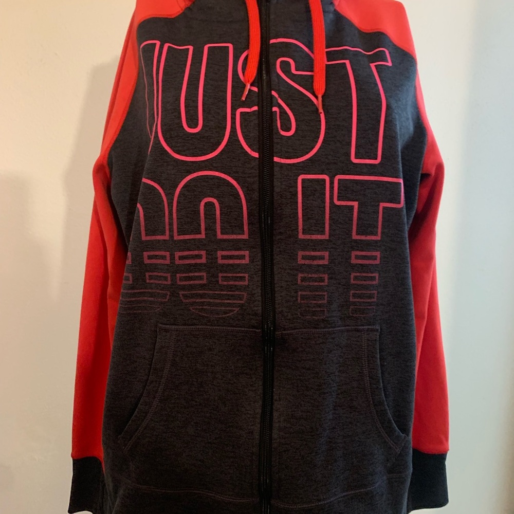 Nike Therma-FIT Women's Running Sweatshirt and Hoodie Light “Just Do It” EUC L - Picture 15 of 16